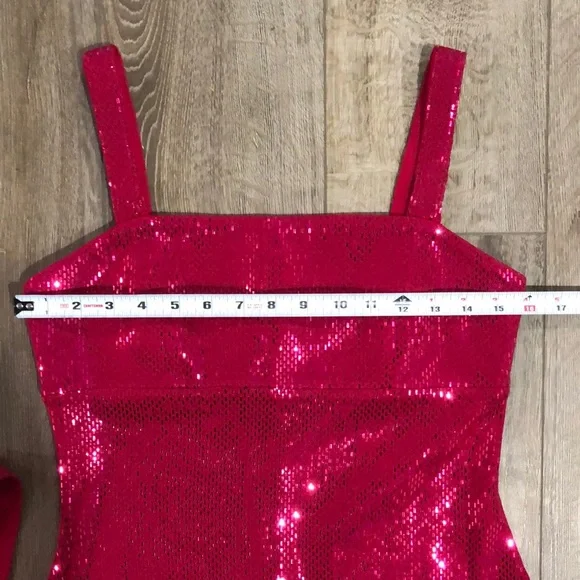 Like new! - ST. JOHN COUTURE Pink Sequined Evening Gown Maxi Dress - Picture 14 of 16